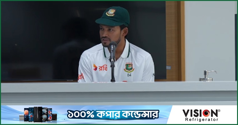 টেস্টে আরও উন্নতিতে নজর শান্তর